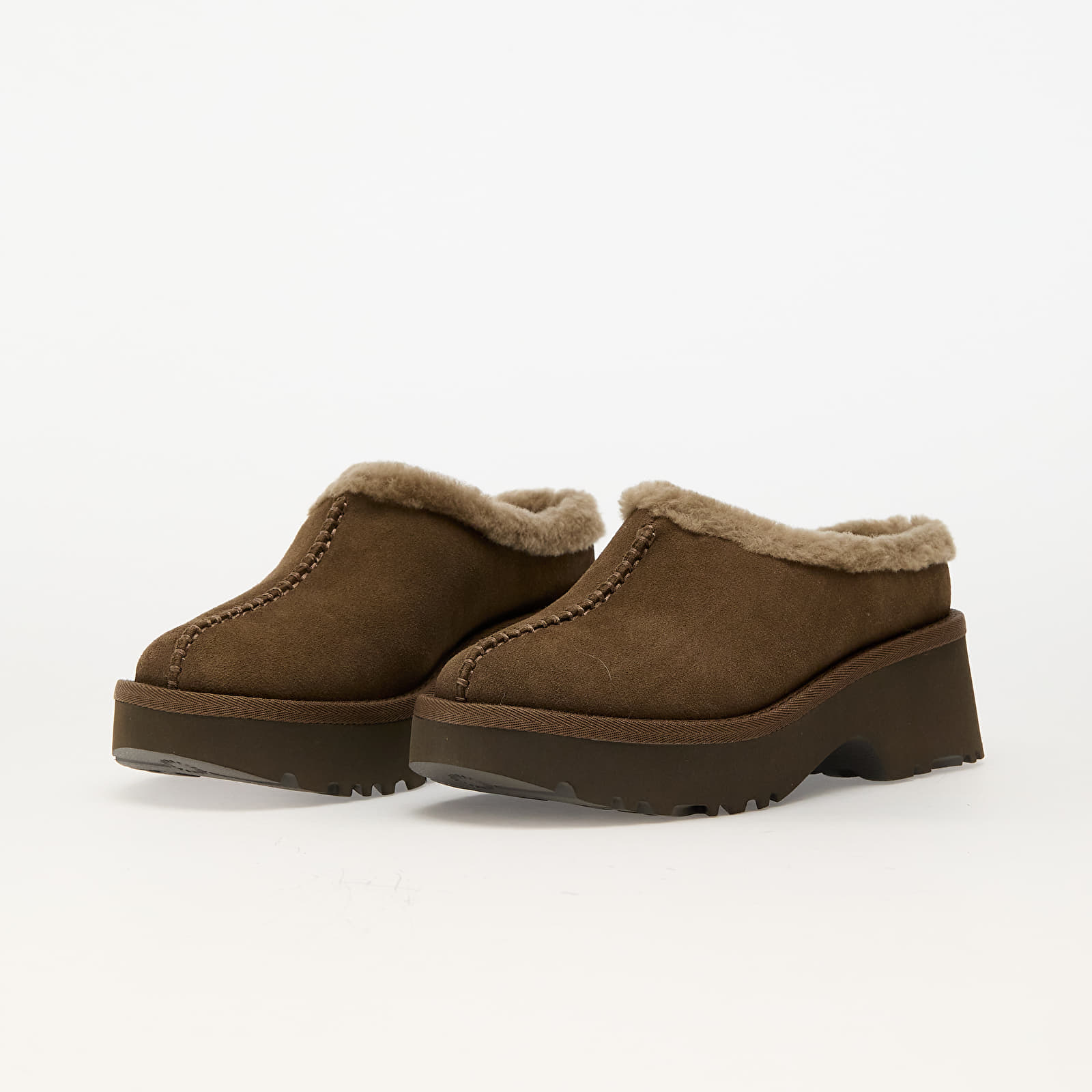 Дамски кецове и обувки UGG W New Heights Cozy Clog Tazz Hickory