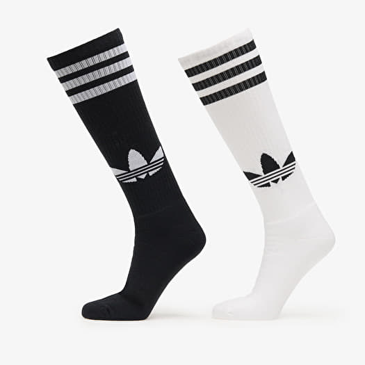 Ponožky adidas Knee Sock 2-Pack White/ Black