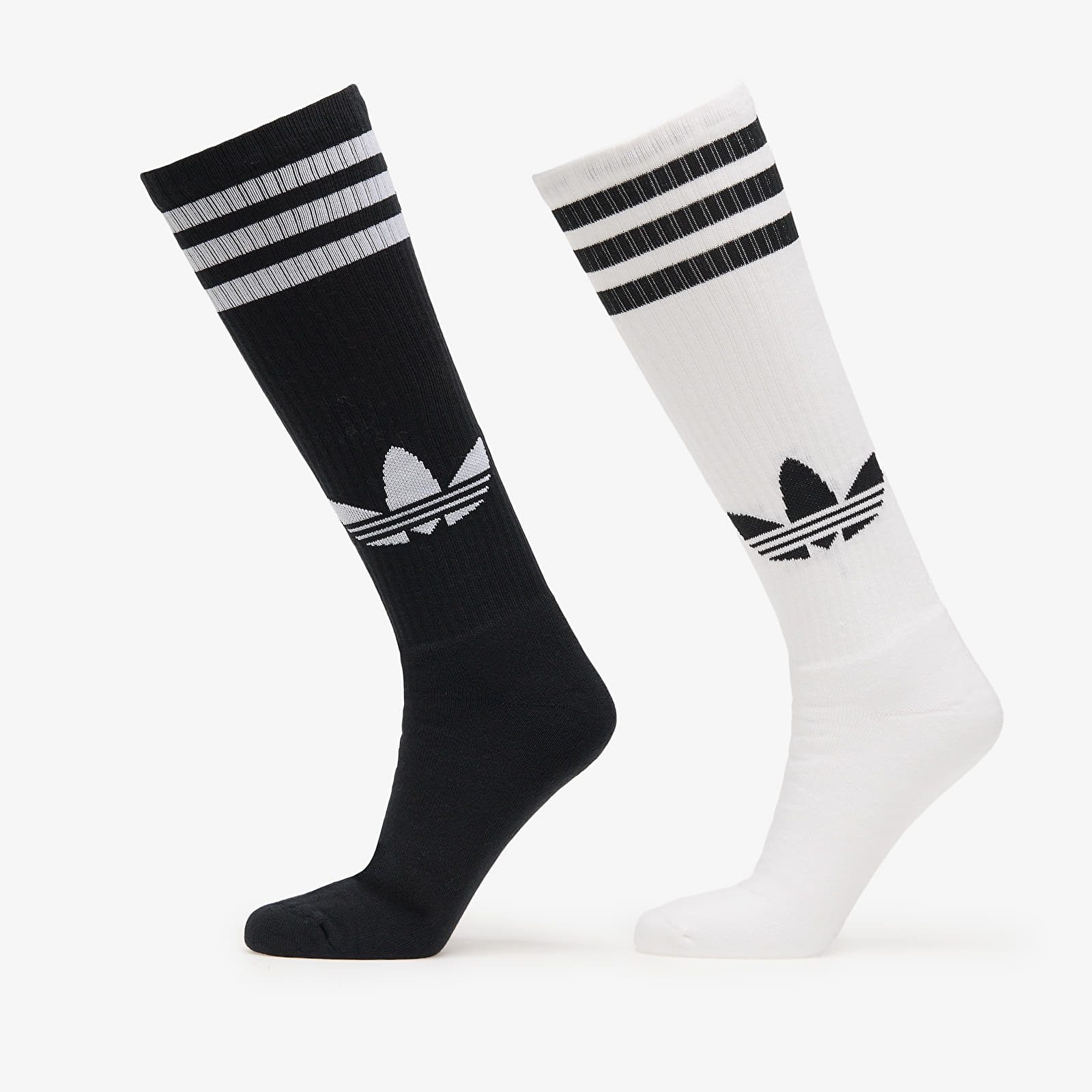 Socken adidas Knee Sock 2-Pack White/ Black