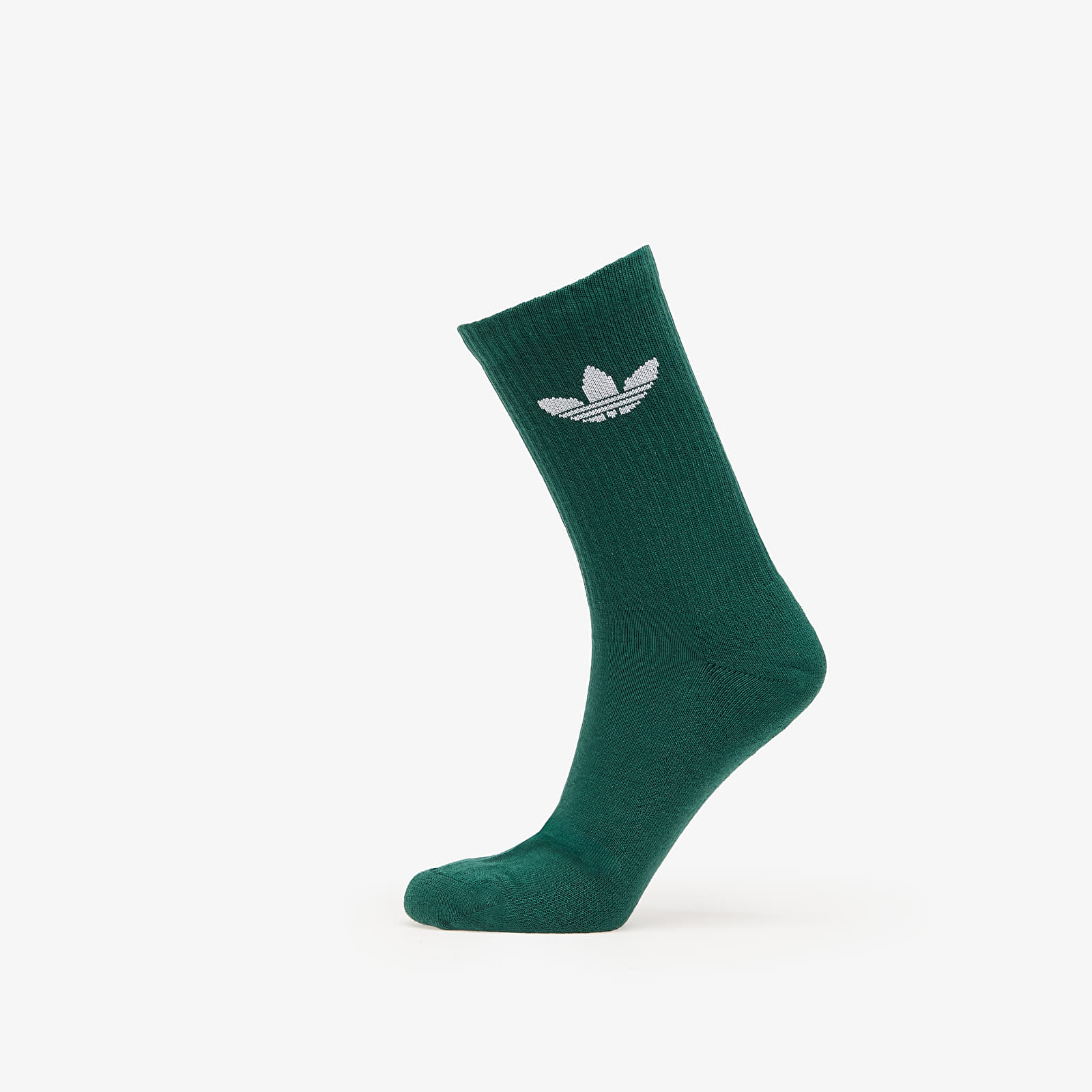 Socken adidas Trefoil Crew Sock Cushion 6-Pack Off White/ Semi Court Green/ Collegiate Green