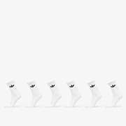 adidas Trefoil Crew Sock Cushion 6-Pack White