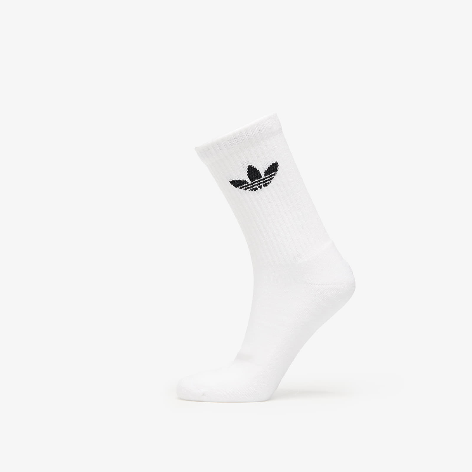 Socks adidas Trefoil Crew Sock Cushion 6-Pack White