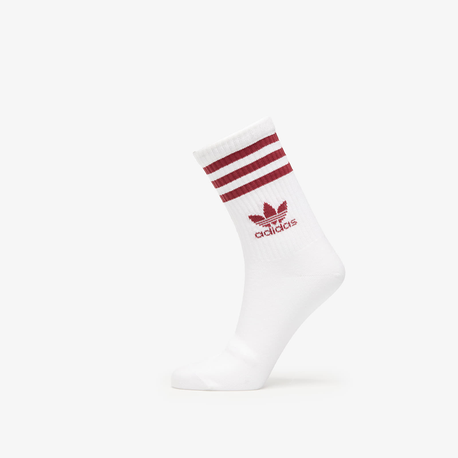 Socks adidas 3 Stripes Crew Sock 3-Pack White/ Preloved Ruby/ Preloved Ink/ Collegiate Green