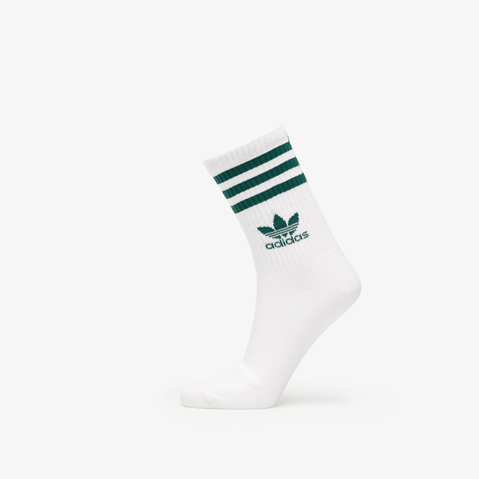 Socks adidas 3 Stripes Crew Sock 3-Pack White/ Preloved Ruby/ Preloved Ink/ Collegiate Green