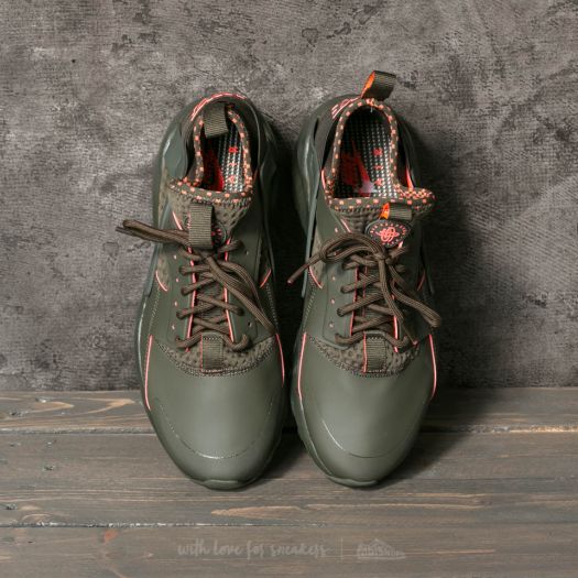 Men s shoes Nike Air Huarache Run Ultra SE Cargo Khaki Total Crimson Footshop