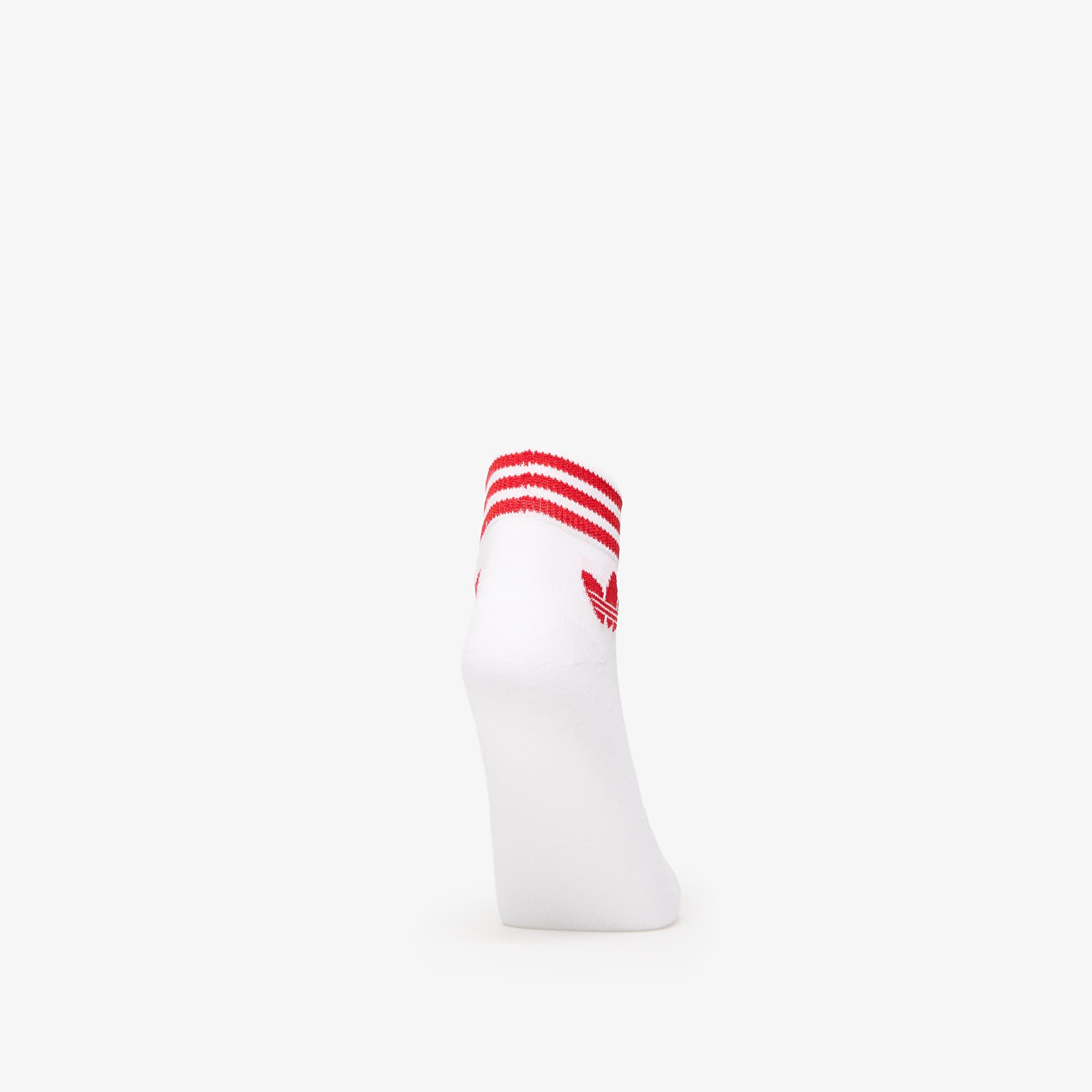 Sokken adidas Island Club Trefoil Ankle Socks 3-Pack White/ Better Scarlet/ Blue/ Green