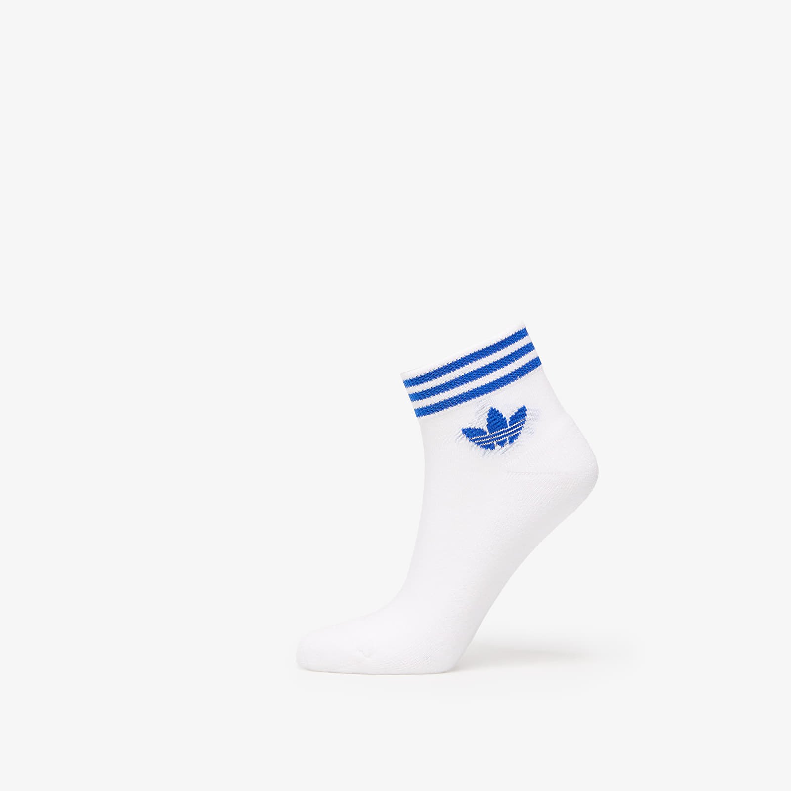Sokken adidas Island Club Trefoil Ankle Socks 3-Pack White/ Better Scarlet/ Blue/ Green
