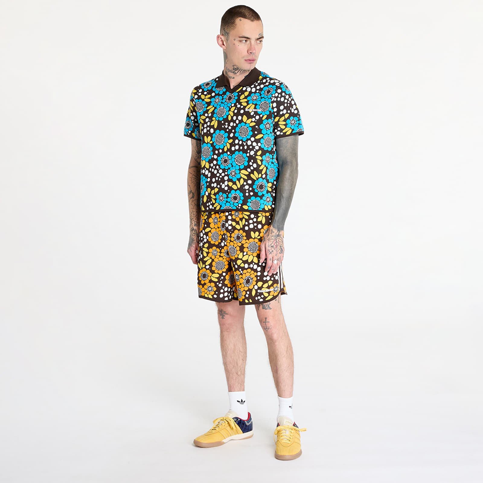 Magliette adidas x Wales Bonner Knit Polo Multicolor
