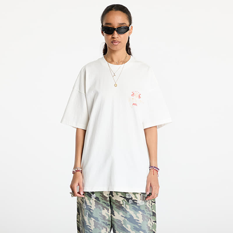 Tričko FTSHP x PROSTO T-Shirt UNISEX Off - White Crest