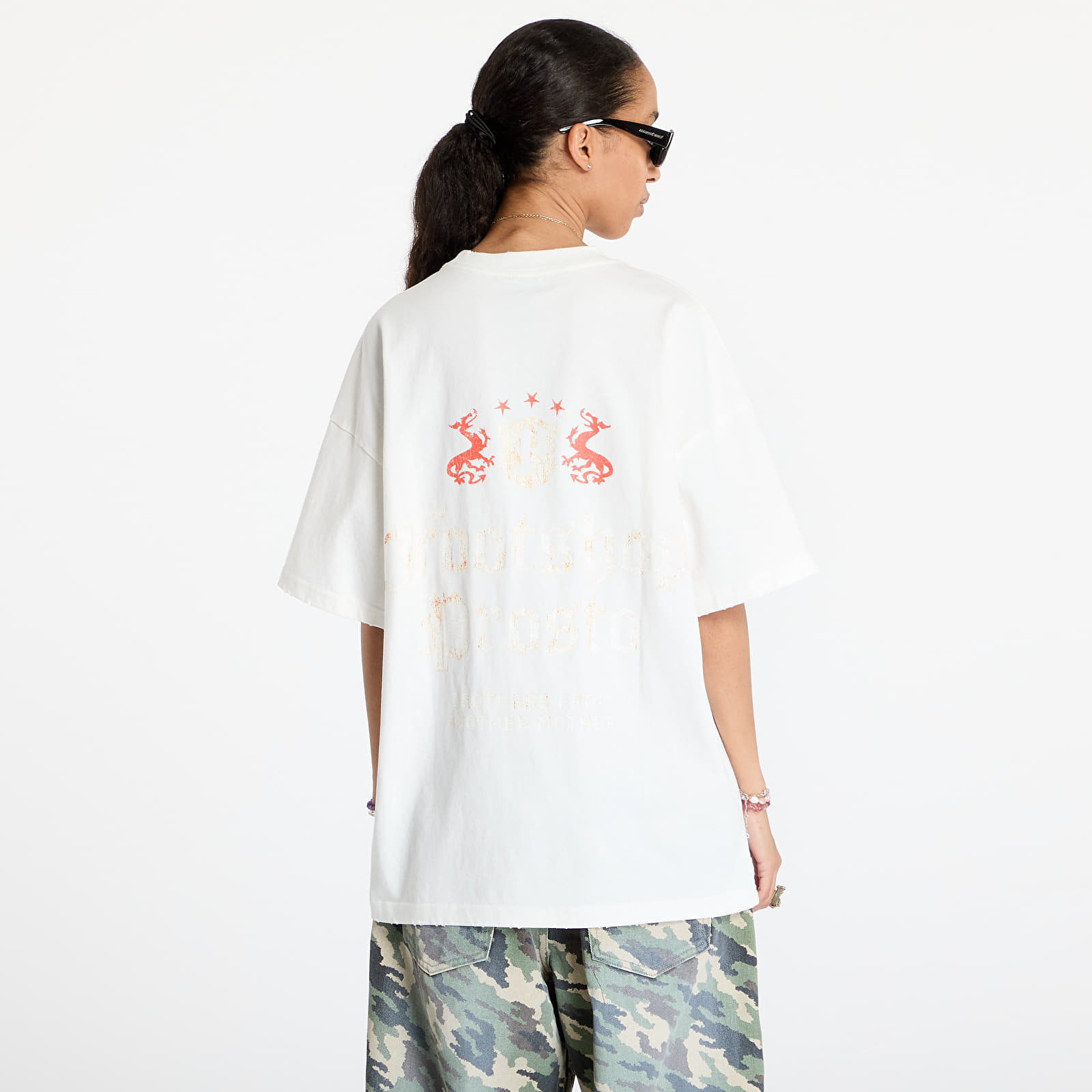 Koszulki FTSHP x PROSTO T-Shirt UNISEX Off - White Crest