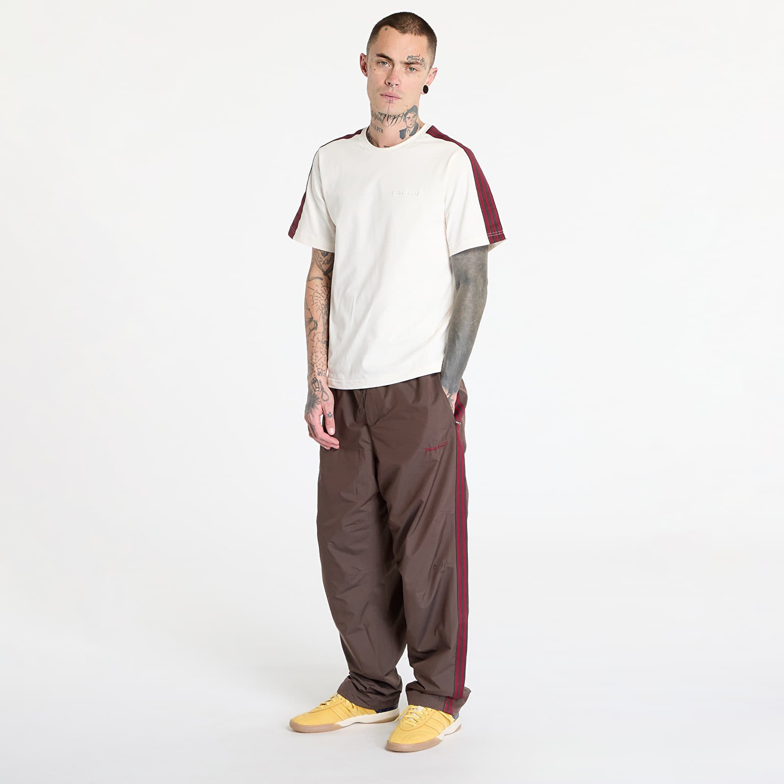 Hosen und Jeans adidas x Wales Bonner Nylon Track Pant Brown
