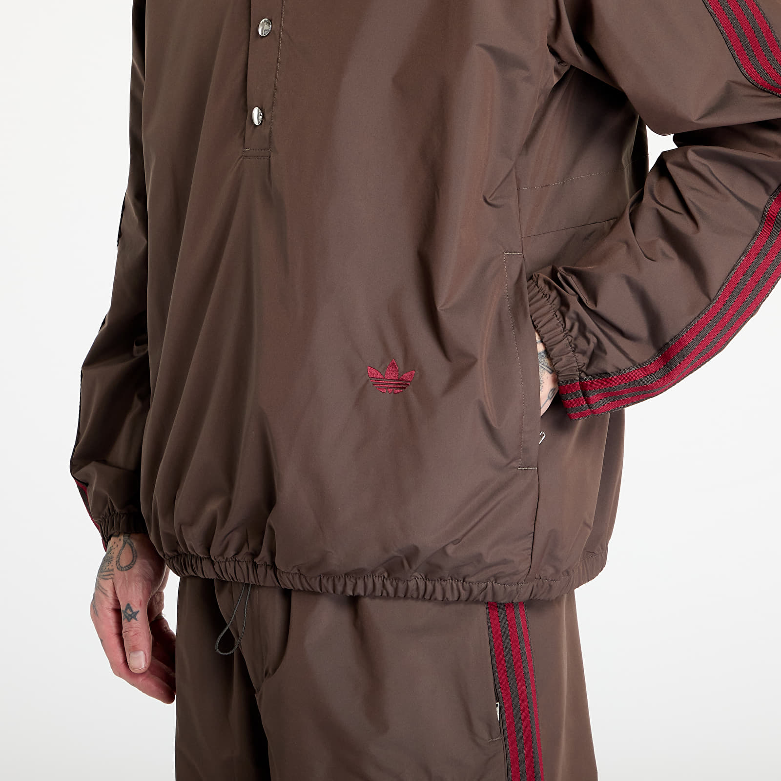Regenschutz adidas x Wales Bonner Nylon Anorak Brown