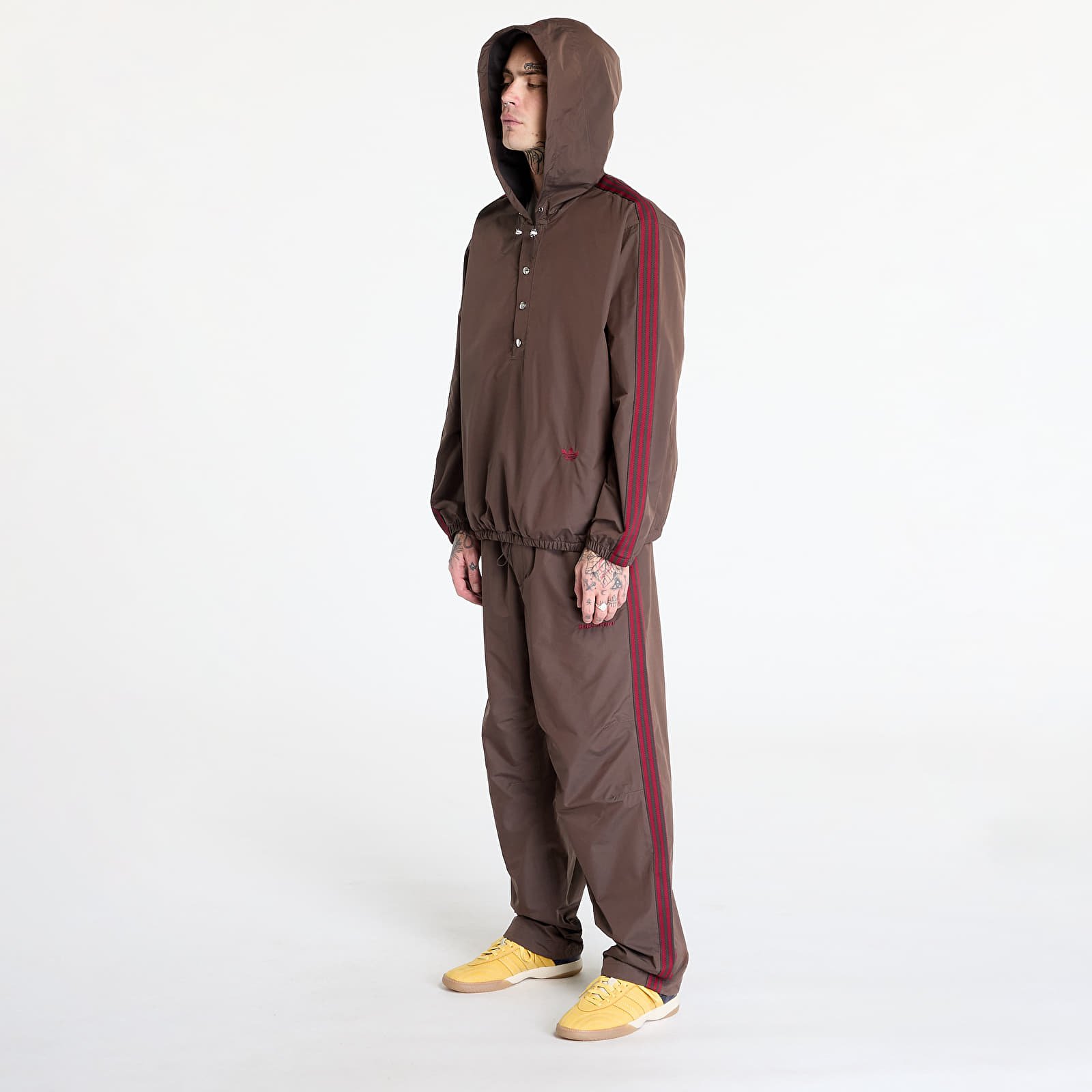 Regenschutz adidas x Wales Bonner Nylon Anorak Brown