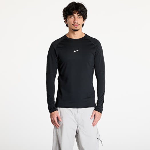 Nike Pro Warm Men's Long-Sleeve Top Black/ White