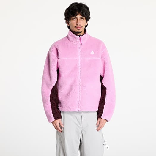 Mikina Nike ACG "Canwell Glacier" Men's Therma-FIT ADV Windproof Fleece Beyond Pink/ Burgundy Crush/ Summit White