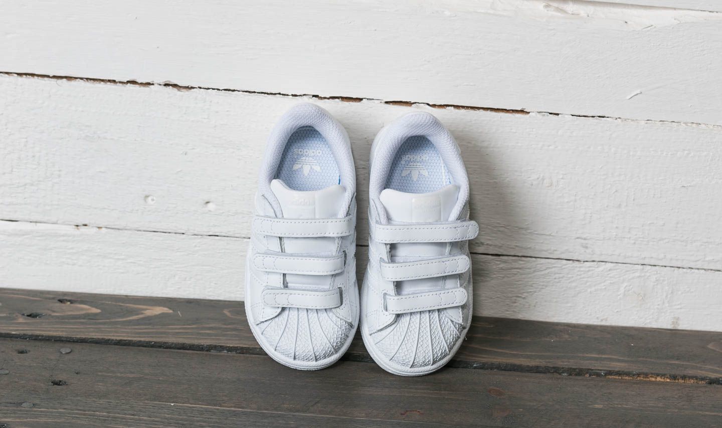 Zapatillas y zapatos para niños adidas Superstar CF I Ftw White/ Ftw White/ Ftw White