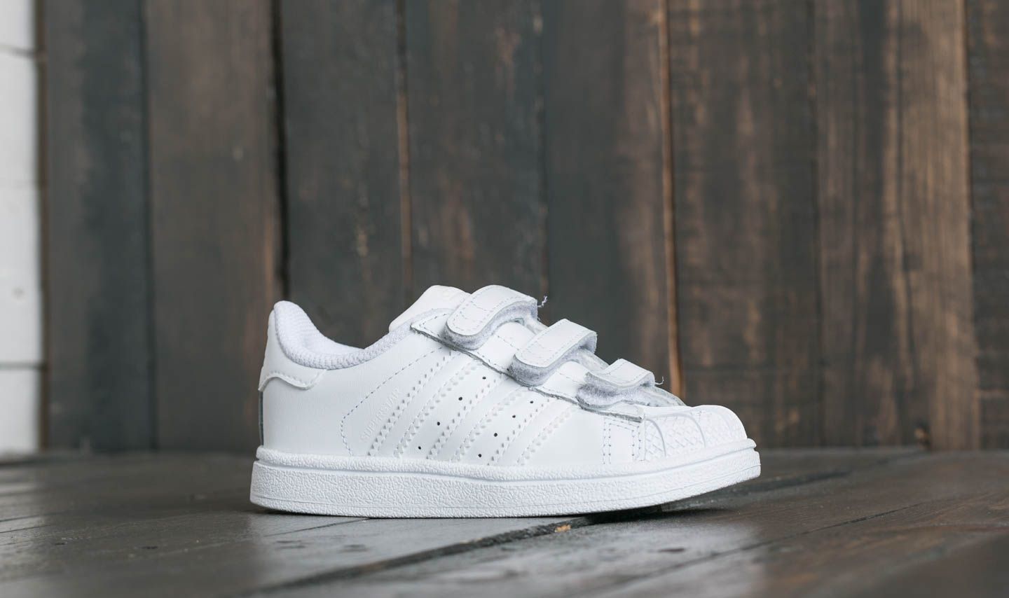 Zapatillas y zapatos para niños adidas Superstar CF I Ftw White/ Ftw White/ Ftw White