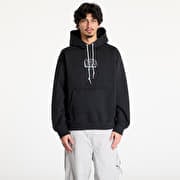 Nike Solo Swoosh Men's Fleece Hoodie Black/ Malachite