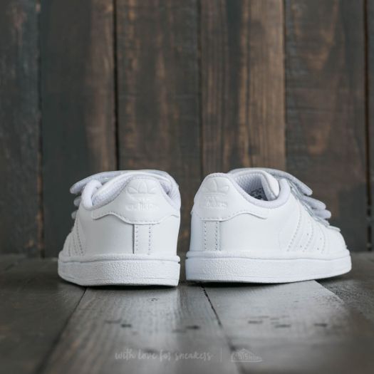 Kids' sneakers and shoes adidas Superstar CF I Ftw White/ Ftw White/ Ftw  White (BZ0416) | Footshop