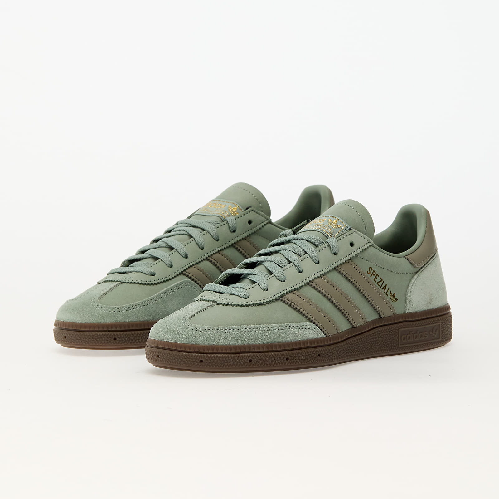 Дамски кецове и обувки adidas Handball Spezial W Silver Green/ Silver Pebble/ Gum5