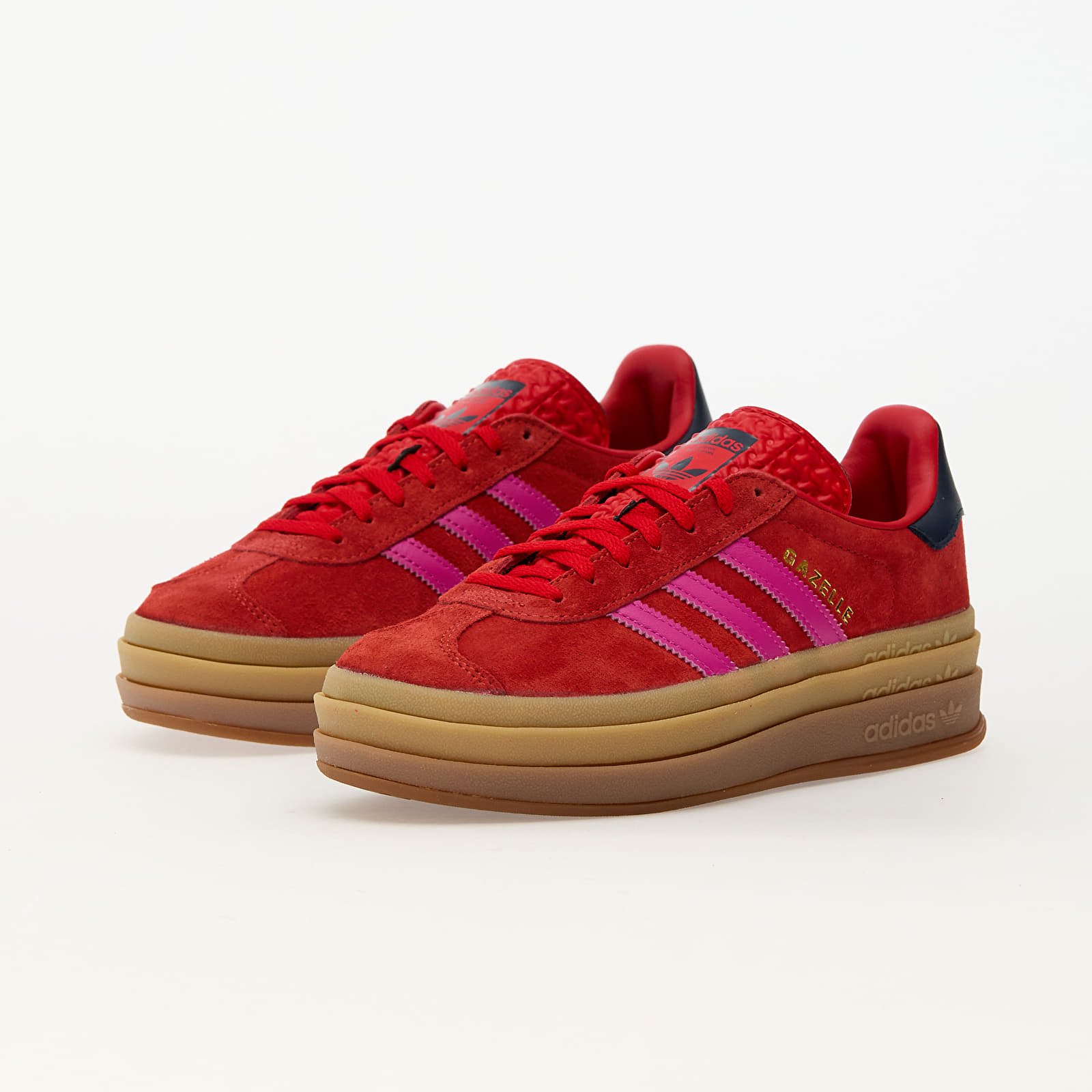 Frauen adidas Gazelle Bold W Red/ Semi Lucid Fuchsia/ Night Indigo