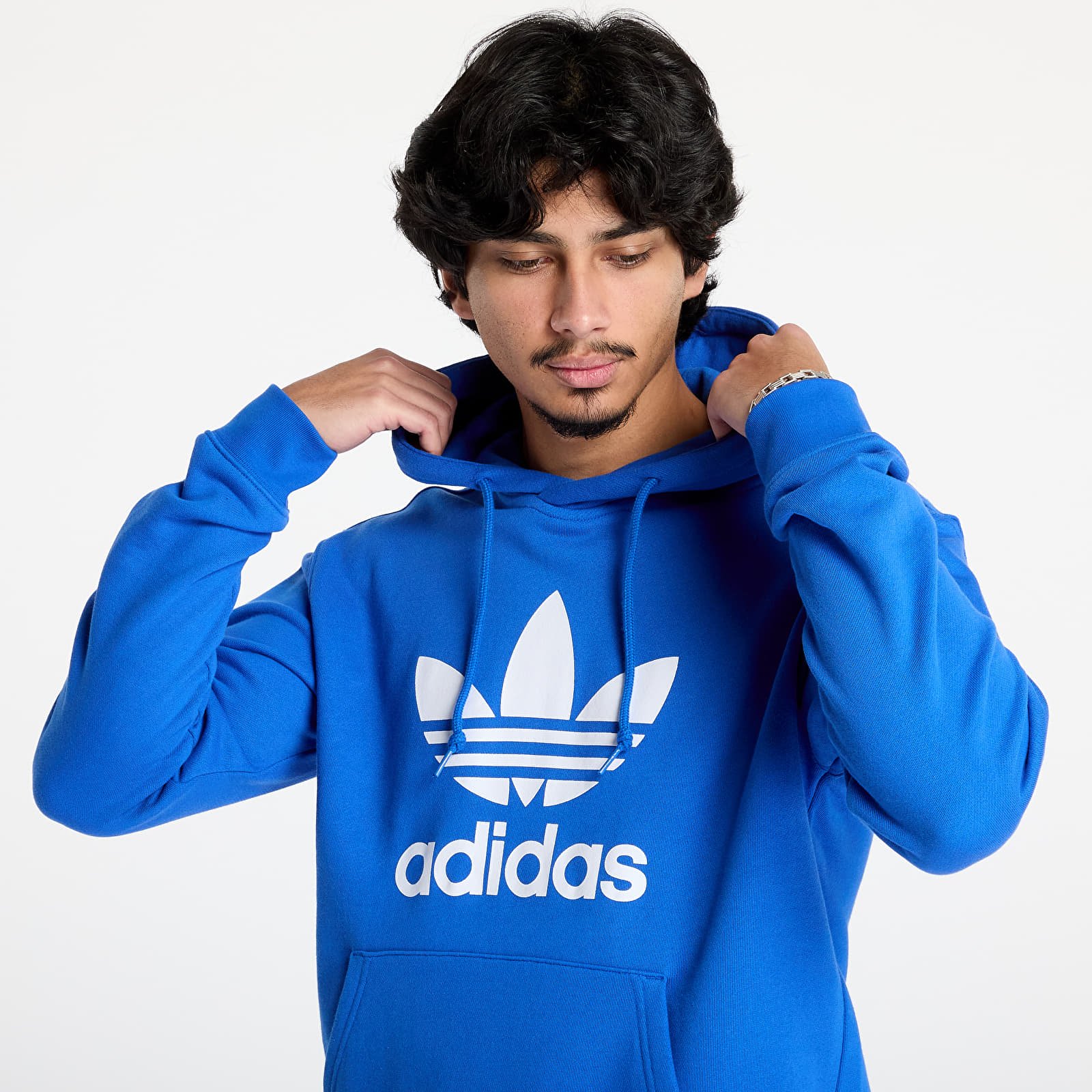 Men's hoodies adidas Adicolor Trefoil Classics Hoody Blue
