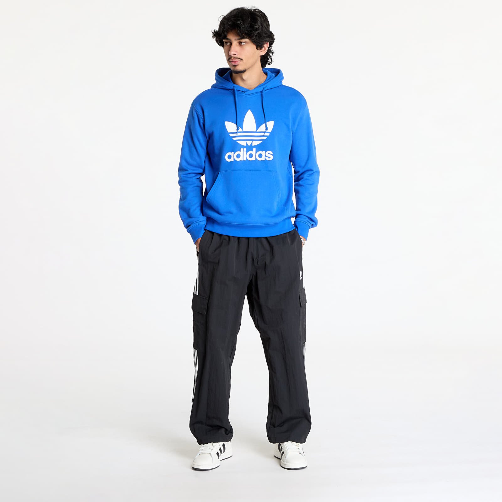Men's hoodies adidas Adicolor Trefoil Classics Hoody Blue