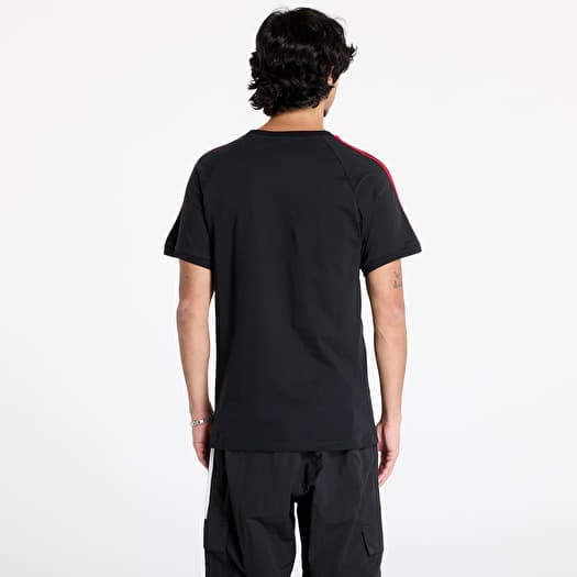 Adidas originals 3-stripes panel t-shirt discount