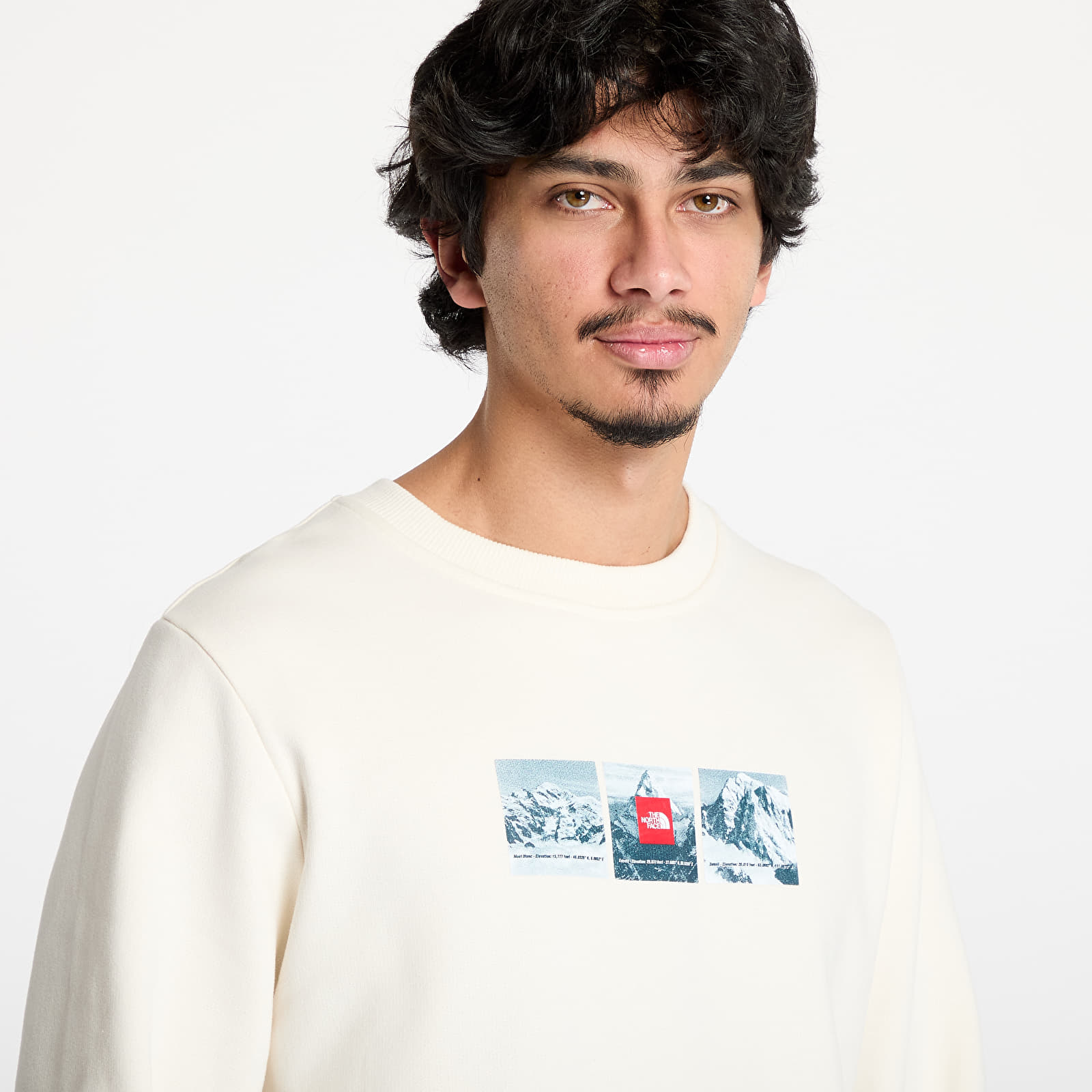 Bluzy z kapturem The North Face Crew Expedition System White Dune