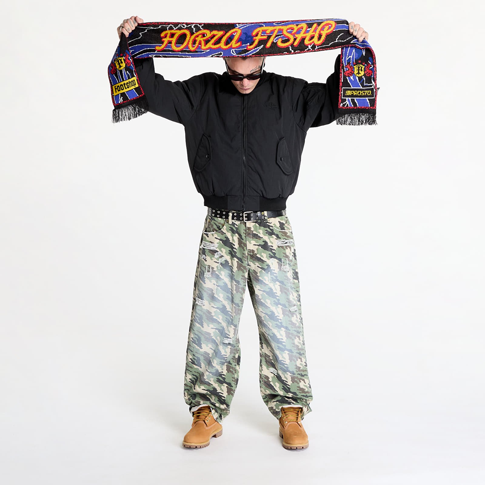 Schals FTSHP x PROSTO Scarf Forza Electric Blue