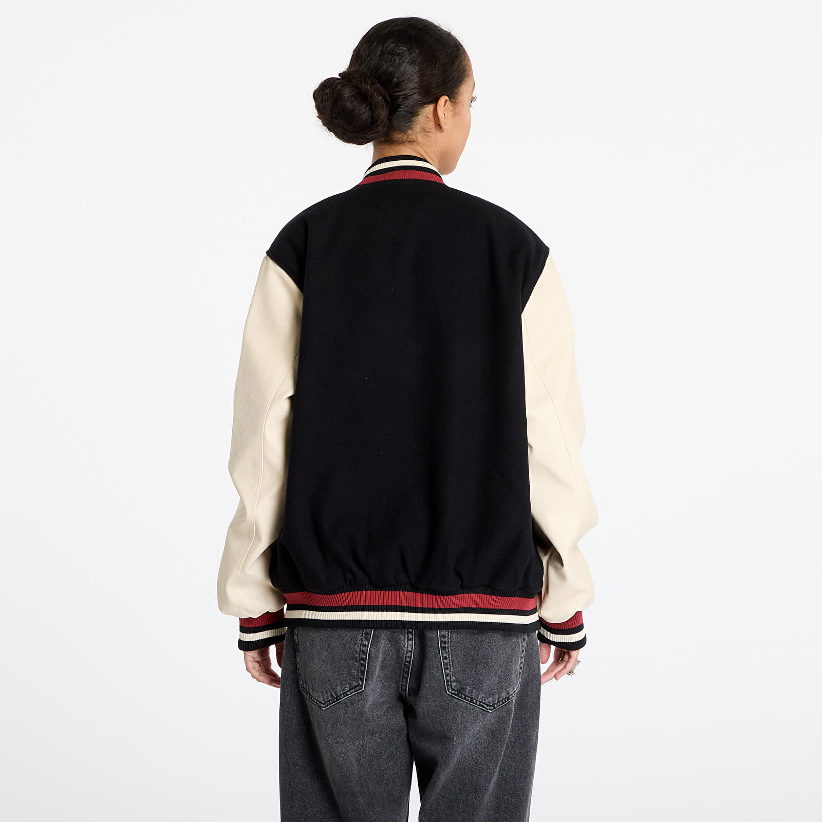 Bomber Jackets New Era Chicago Bulls NBA Lifestyle Varsity Jacket UNISEX Black