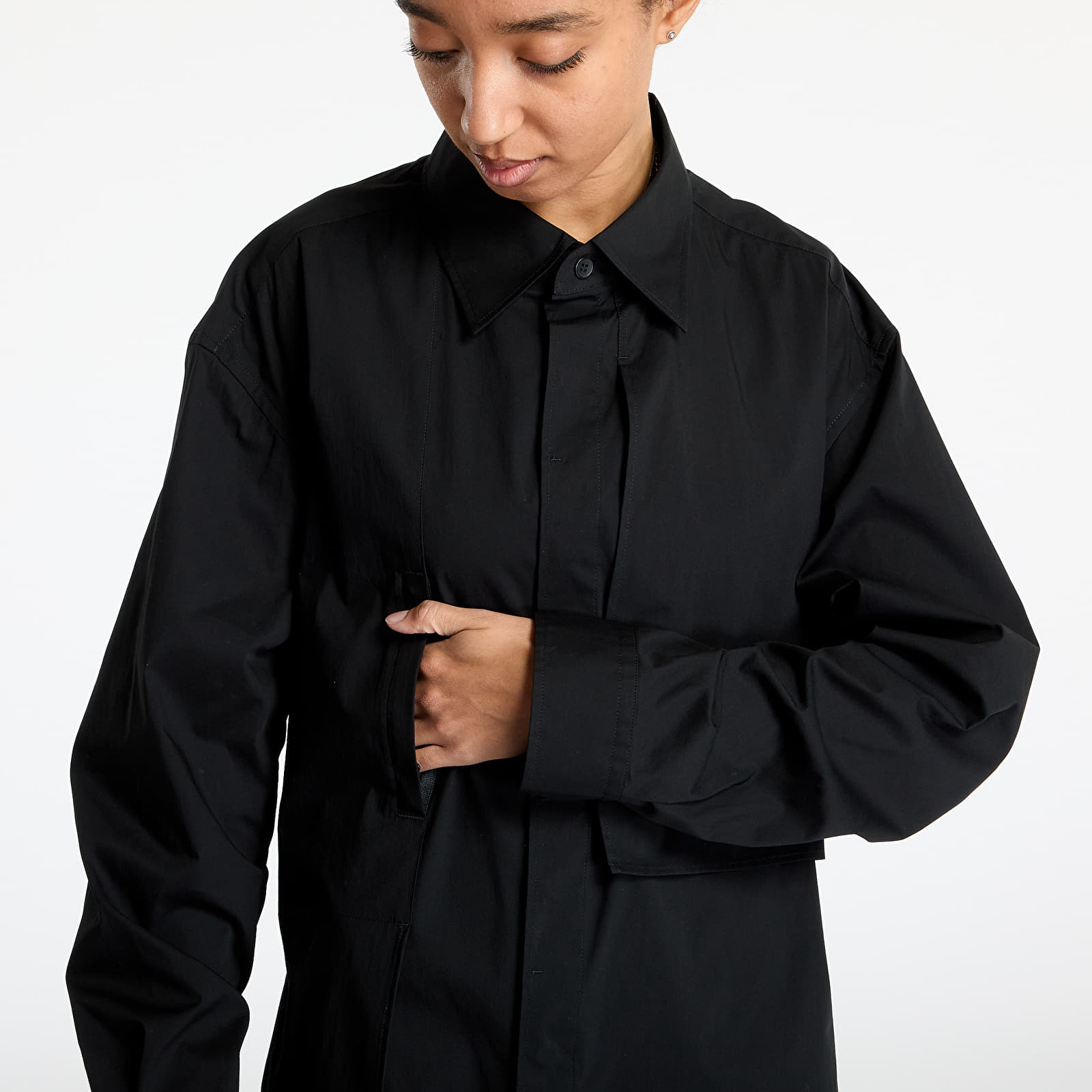 Ingek Y-3 Sporty Cotton Shirt UNISEX Black