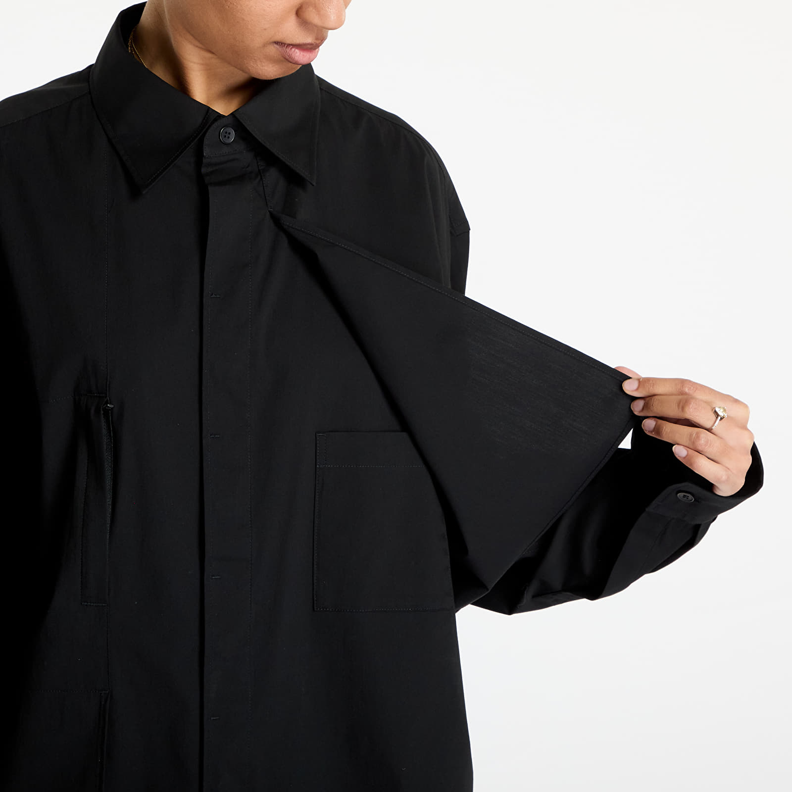 Ingek Y-3 Sporty Cotton Shirt UNISEX Black