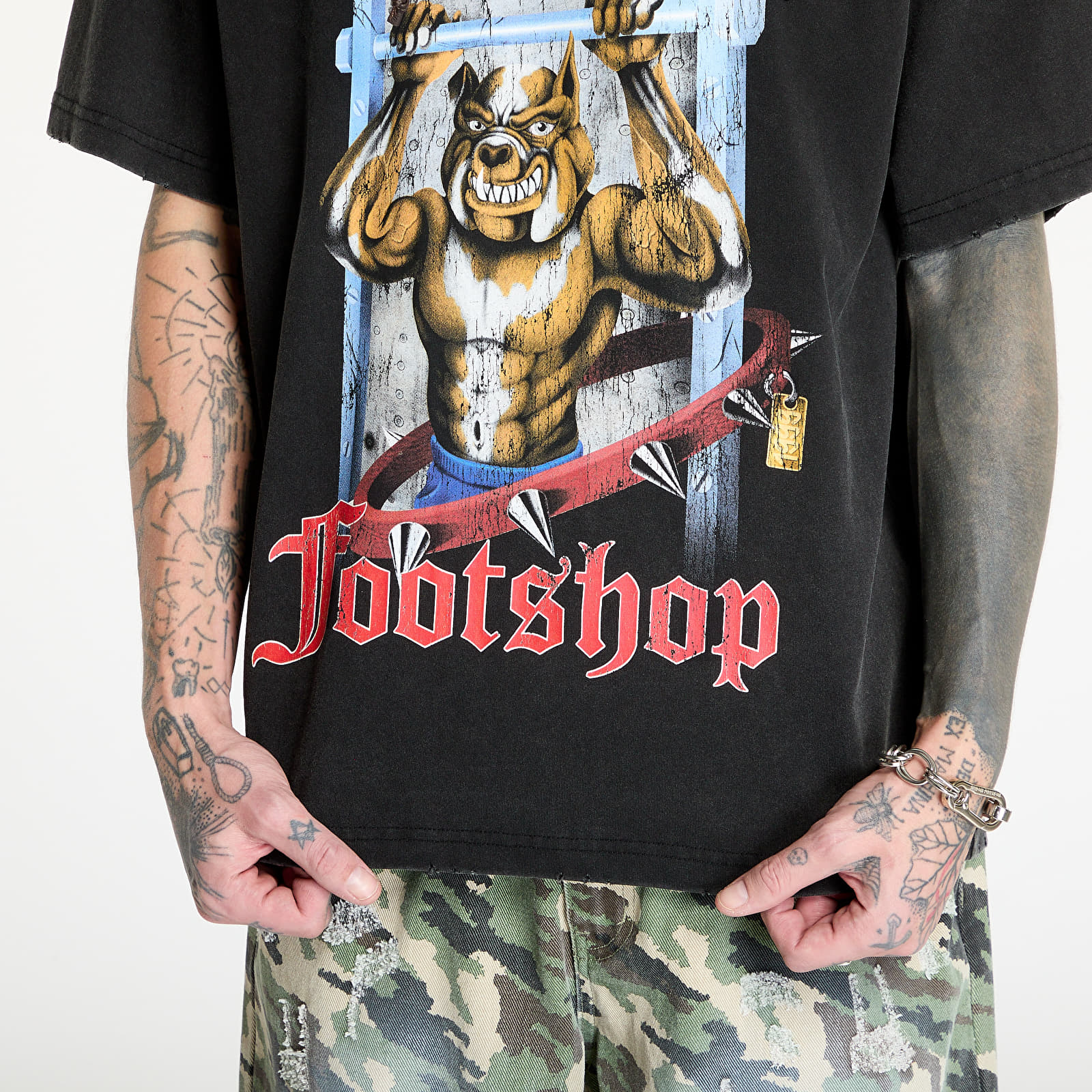 T-shirts FTSHP x PROSTO T-Shirt UNISEX Black Bulldog