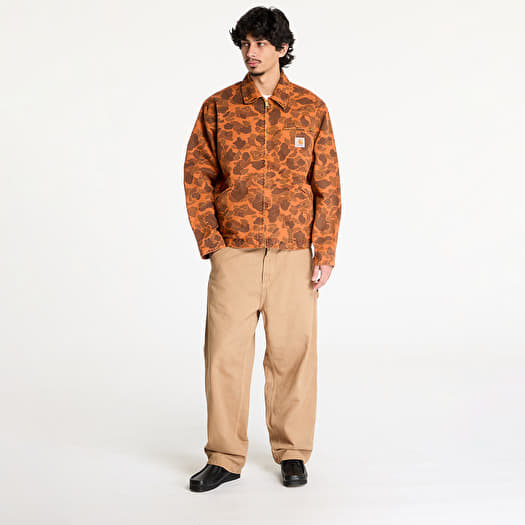 Carhartt WIP Duck Detroit Jacket UNISEX Camo Duck/ Green/ Turmeric