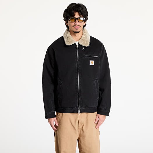 Carhartt WIP Herald Jacket UNISEX Black/ Wall Stone Washed