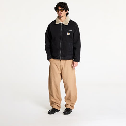 Men's jackets Carhartt WIP Herald Jacket UNISEX Black/ Wall Stone