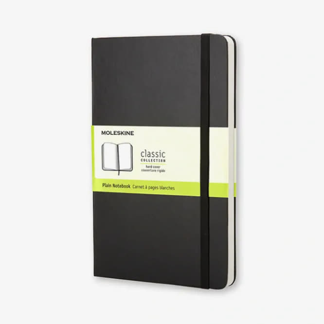 Levně Moleskine Zápisník Tvrdý Čistý L Černý L