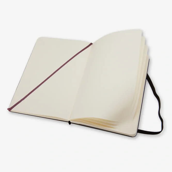 Denníky a zápisníky Moleskine Zápisník Tvrdý Čistý L Černý