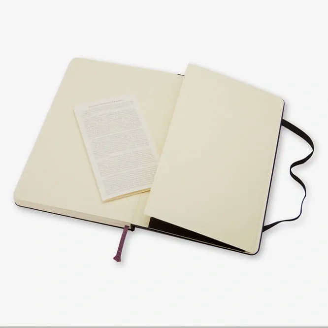 Denníky a zápisníky Moleskine Zápisník Tvrdý Čistý L Černý