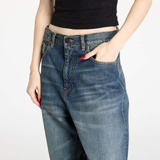 Jeans Carhartt WIP W' Brandon Pant Blue Worn Used Wash Jeans Carhartt WIP W' Brandon Pant Blue Worn Used Wash