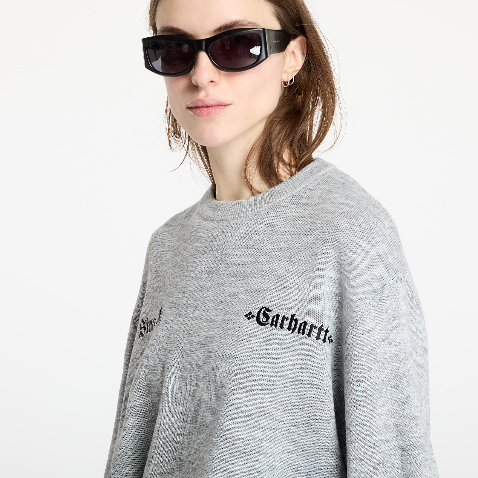Džemperi Carhartt WIP Greatest Hits Sweater UNISEX Ash Heather/ Black