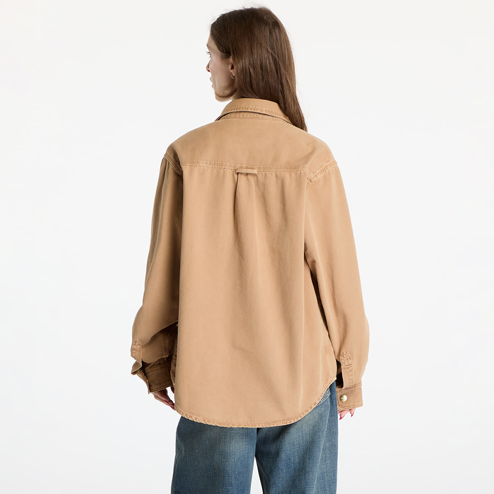Krekli Carhartt WIP Conro Shirt Jac UNISEX Peanut Stone Dyed