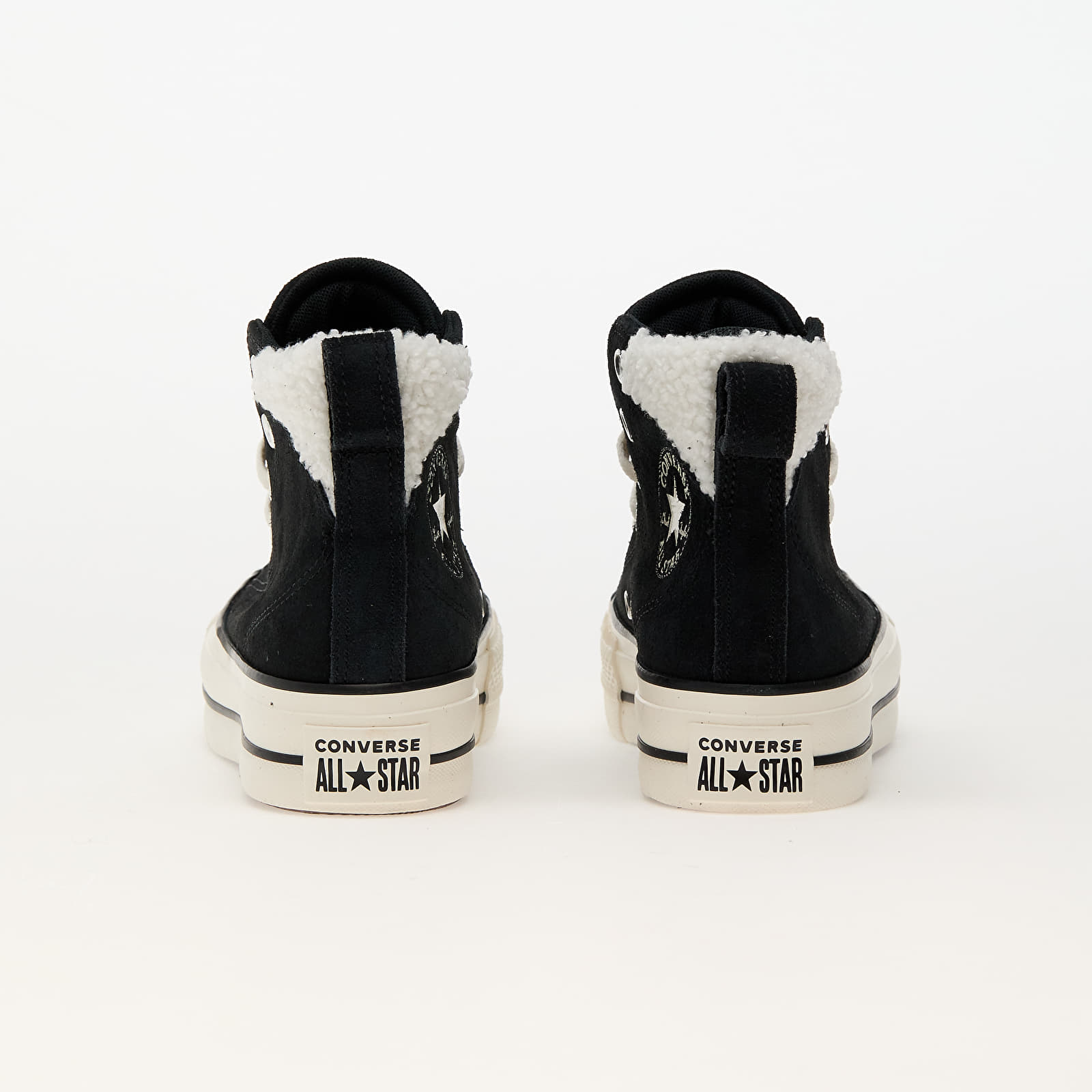 Black fur converse store