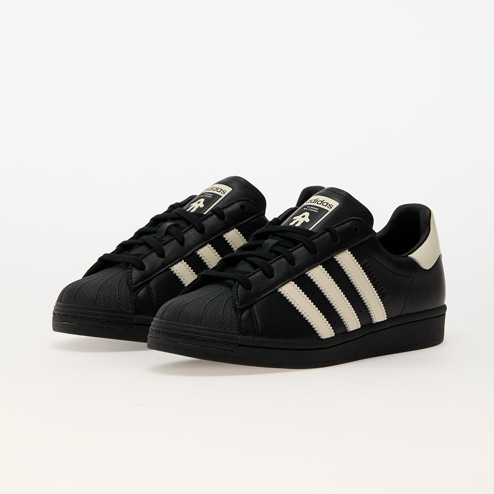 Men's shoes adidas x AVAVAV Superfinger Superstar Core Black/ Off White/ Core Black