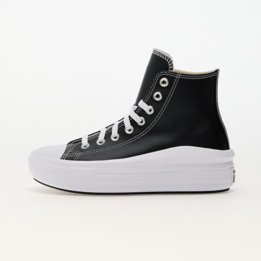 Converse Chuck Taylor All Star Move Platform Leather Black/ White/ White