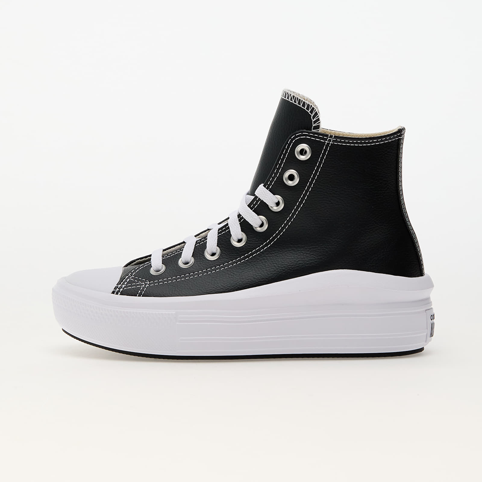 Women's shoes Converse Chuck Taylor All Star Move Platform Leather Black/ White/ White