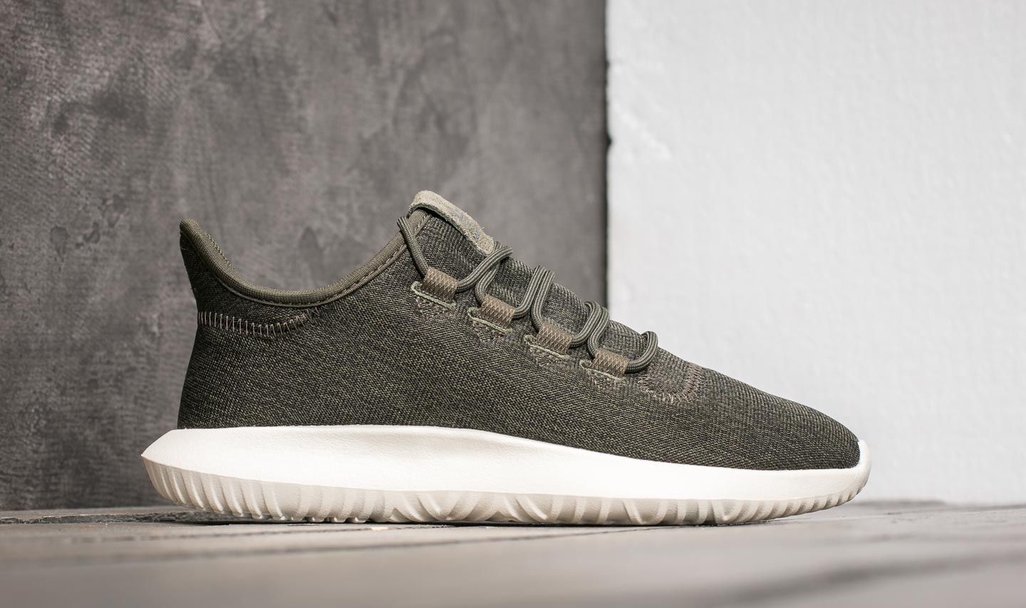 Adidas tubular shadow green womens top