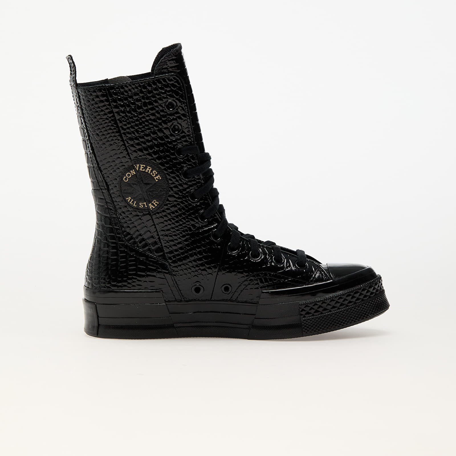 Männer Converse Chuck 70 Plus Xhi Leather Black/ Black/ Light Gold