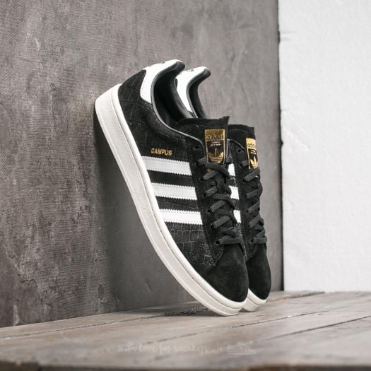 Women s shoes adidas Campus W Core Black Ftw White Gold Metallic